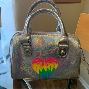 Holographic Betsey Johnson purse